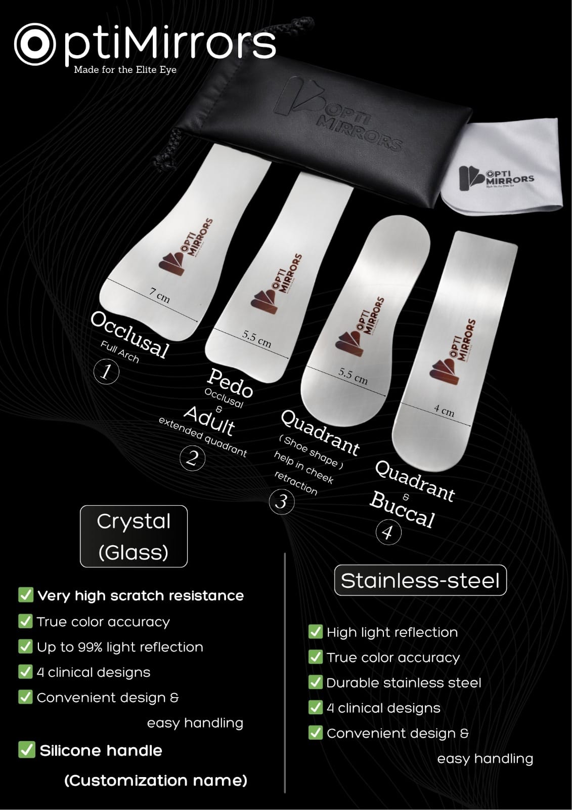 Crystal OptiMirrors (Single Side) 5